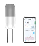 Tuya WiFi Soil Temperature & Humidity Sensor 2.4G Smart Soil Moisture Meter App Compatible for Garden Plant Flower Monitoring