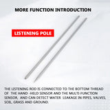 F999M Indoor And Outdoor Floor Heating Side Leakage Locating Tap Water Pipe Leakage Detection Accurate Leak Detector