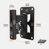 2Pcs Speaker Wall Mount Bracket Universal Audio Shelf Ceiling Speaker Mount Support Adjustment for Home Office KTV Concert Stage
