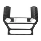 1 Pcs Car Carbon Fiber Interior Center Console GPS Panel Cover Trim Fit For Ford Mustang All Model 2014 -18