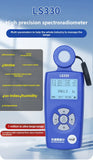 Spectral Illuminometer Digital Lumen Tester High Precision Color Temperature Tester Light Meter Plant Illuminance Tester