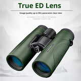 Shuntu PC12X50 Outdoor Waterproof ED Telescope Durable Tactical Bird Watching Binoculars for Hunting Camping with SMC P3C