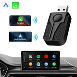 Smart Mini Box USB Plug and Play Wireless CarPlay Android Auto Adapter BT 5G WIFI for OEM Wired CarPlay Android Auto Car Models