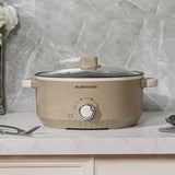 3L Electric Hot Pot - Non-Stick Multi-Cooker for Steaming & Cooking (Household Appliance, Fast Heating, Easy Clean, 800W)