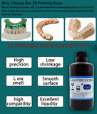 GG Super Precision Low Odor Castable Lab 3D Printing Resin for LCD/DLP Printer 1000g.500g