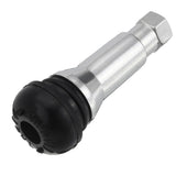 4pcs TR414 Alloy Tubeless Snap In Wheel Tire Valve Stems Rubber Dust Caps