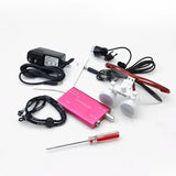 Professional 3.5x420mm Lab Medical Binocular Loupes with LED Head Light Lamp