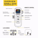 Remote 1900ft Waterproof Dog Training Collar Rechargeable Vibrating Shock LCD Display