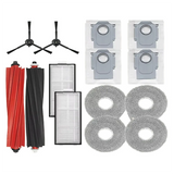 For Roborock Qrevo Master/Qrevo Slim Vacuum Robot Replacement-Main Roller Side Brush Filter Mop Cloth Dust Bag