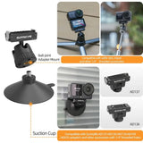 Magnetic Suction Cup Bracket Ball Head Quick Release Camera Mount 360 Rotatable Stable for DJI Osmo Nano/Action 6