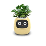 Tuya Smart Pet Planter Robot Adorable Plant Companion Smart Planter 7 Smart Sensors Time/Date/Luminance/Moisture Display Planter