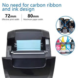 XP-365B Thermal Receipts Printer USB LAN Link Computer/BT Smartphone/ RJ12 Cashregister Port Support Switch Mode Receipt/Label
