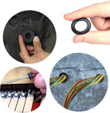 200PCS Hollow Rubber Grommet Firewall Hole Plug Assortment, Rubber Grommet kit 6/8/10/12/16/20/22/25mm