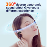 Wireless Ear Clip on Headphone TWS Earphone Single in-Ear HiFi Stereo Touch Control Sports Headset with Mic