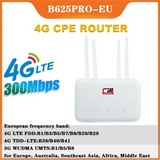 Efficient B625PRO-EU 4G Wifi Router 300Mbps with SIM Card Slot US Plug
