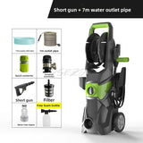 Vertical Winding High-pressure Car Washing Machine Household Portable Cleaning Machine Fully Automatic Water Gun Car WashingPump