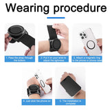 Magnetic Phone Holder Universal Mobile Phone Holder Wrist Strap Multifunctional Running Phone Holder Arm Strap for Stanley Cup