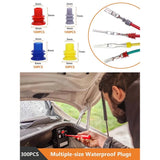 660Pcs 1/1.5/1.8/2.2/2.8/3.5/4.8/6.3mm Pin Connectors for Car Automotive Wire Terminal Removal Tool Crimp Non-Insulated Plug