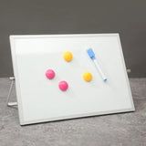 High Quality Foldable Desktop Whiteboard Double Sided Use Erasable Writing Board With Bracket Message Board Home