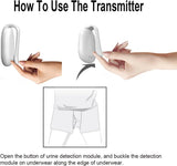 Wireless Bedwetting Alarm for Kids & Adults - Nocturnal Enuresis Alarm, Reusable Pee Detector for Potty Training, Home & Travel