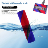 -2-Pack Soft Velvet Roller Brushes With SV21 Filter For Dyson SV19 Omni-Glide/SV21 Micro Vacuum Cleaners