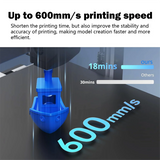 0.4/0.6MM Hotend for Kobra 3 Max Quick-Swap Hardened Steel Nozzle Extruder Hot End with Extra 2pc Silicone Cover