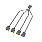 COOLMOON AR-1 RGB Controller Cable 5V 3 Pin to SATA AURA ARGB Mini Control HUB