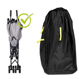 Stroller Bag for Airplane Travel Waterproof Gate Check Bag for Strollers Baby Stroller Cover Hands-free Gate with Backpack Strap