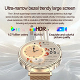 EX200 Smart Watch for Lady 1.6-inch HD Screen BT Calls Remote Control Photography DIY Custom Watchfaces Female Menstrual Period