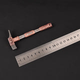 Mini Damascus Steel Hammer - Premium Vintage Collectible Hammer