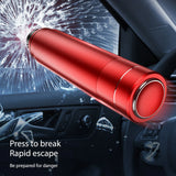 Mini Emergency Window Breaker Aluminum Alloy with Base Car Broken Window Hammer Portable Multifunctional Field Self-rescue Tool