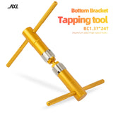 Bicycle Frame Aluminium Alloy Repair Tools Kit Bike BSA Thread Bottom Holder Tapping High Strength Steel Tool BC 1.37x24T