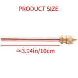 80 Valve 1/4 Inch SAE X 1/4 Inch OD X 4 Inch Stem Core AC Refrigeration