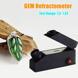 1.30 ~ 1.81 RI Gemological Refractometer Built-in LED Light Range Portable High-precision Professional Gem Testing Instrument