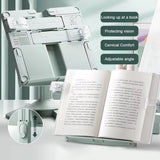 Solid Color Adjustable Reading Bookshelf Lifting Landing Book Holder Support Multifunctional Reading Stand