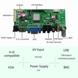 N070ICG-LD1 7inch 1280X800 LCD Display Screen with H-D-compatible VGA+AV+USB Controller Board