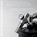 Hot selling custom logo 64oz Nitro Cold Brew Coffee Maker Home Keg with Stainless Steel Relief Valve Pressure Gage