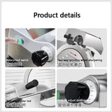 10 Inch Semi-Automatic Meat Slicer Knife Set Meat Slicing Grinder Machine Electric Fresh Frozen Lamb Rolls Meat Cutting Machine