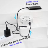 YT200 projector portable home theater small entertainment projector, can be plugged into a phone, supports mobile power