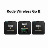 2.4g Wireless Lavalier Mic Microphone System Rode Wireless GO II GOII for Android Phones iPhone Camera Laptop 200m Transmission