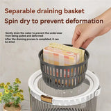 Portable Mini Washing Machine 12L Large Capacity With Spin Basket Compact Laundry Washer For Apartments Dorms RV Travel
