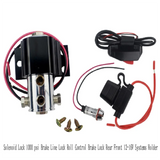 Car Line Lock Kit Solenoid Lock 1000 Psi Brake Line Lock Roll Control Brake Lock Rear Front 12-16V Systems Holder