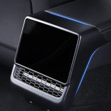Vent Outlet Dust Cover Anti Blocking Console Armrest Box Back Outlet Grille Protector for TESLA Model 3 Highland