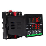 New Intelligent Digital Temperature And Humidity Controller 3M Sensor Cable 48*48MM Din Rail Mounted For Breeding And Incubation