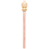 80 Valve 1/4 Inch SAE X 1/4 Inch OD X 4 Inch Stem Core AC Refrigeration