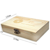 Durable 50 Pcs Coin Holder Case With Wooden Storage Box Coin Display Case Round Coin Capsules Commemorative Coin Holder
