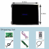 H/D USB LCD Controller Board 10.4 in VS104T 004A 1024x768 IPS LCD 600nit