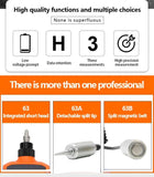 VC63B Mini Orange Digital Vibration Meter 1-1999um Displacement Velocity0.1-199.9mm/s RMS Vibrometer