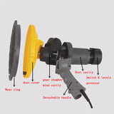 Industrial Grade Disc Sander with LED Light and Dust Collection - 220V Electric Wall Polisher 180MM