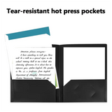 Folders With Pockets, 25 Pack 2 Pocket Folders Fit Letter Size, File Folder With Pockets For School Office Home